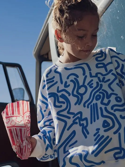 Kids Sweatshirt mit Cartoon-Motiv