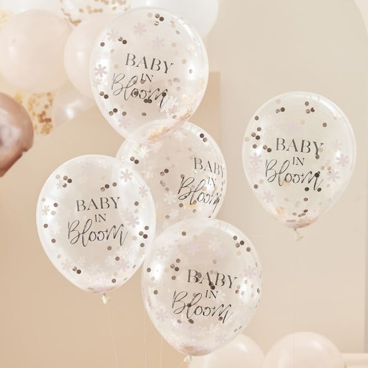 Balloons - Baby in Bloom - Flower Confetti