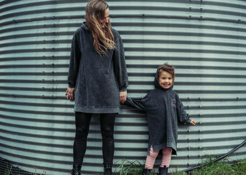 Mini Hoodie Kleid DZORA