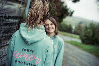 Mum Hoodie Kleid DZORA Mint