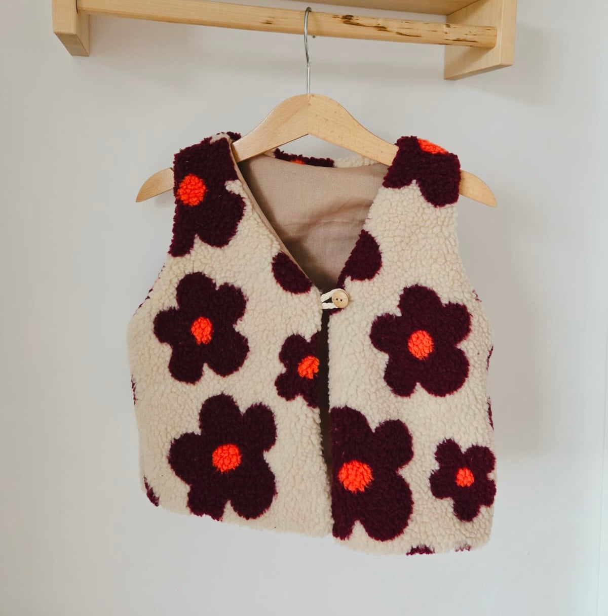 Teddy Weste Burgundy