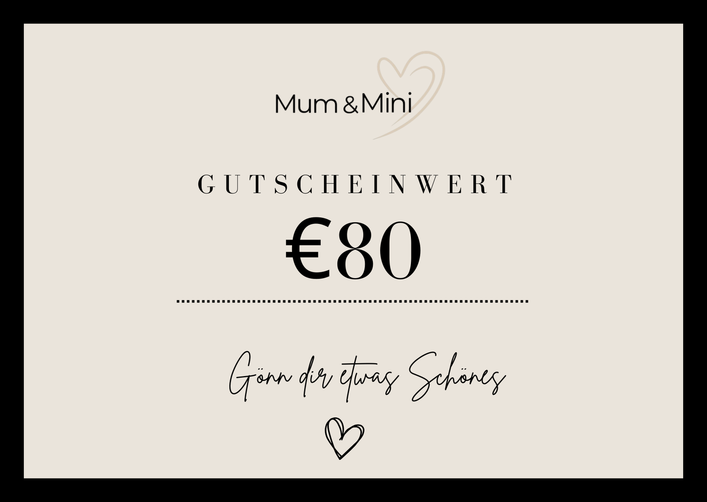 Mum & Mini Gutschein