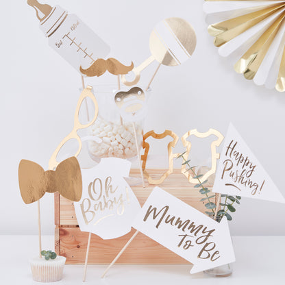Baby Shower Photo Booth Props