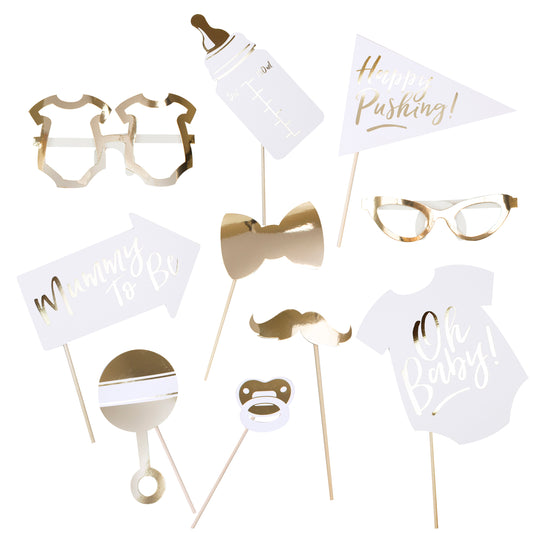 Baby Shower Photo Booth Props