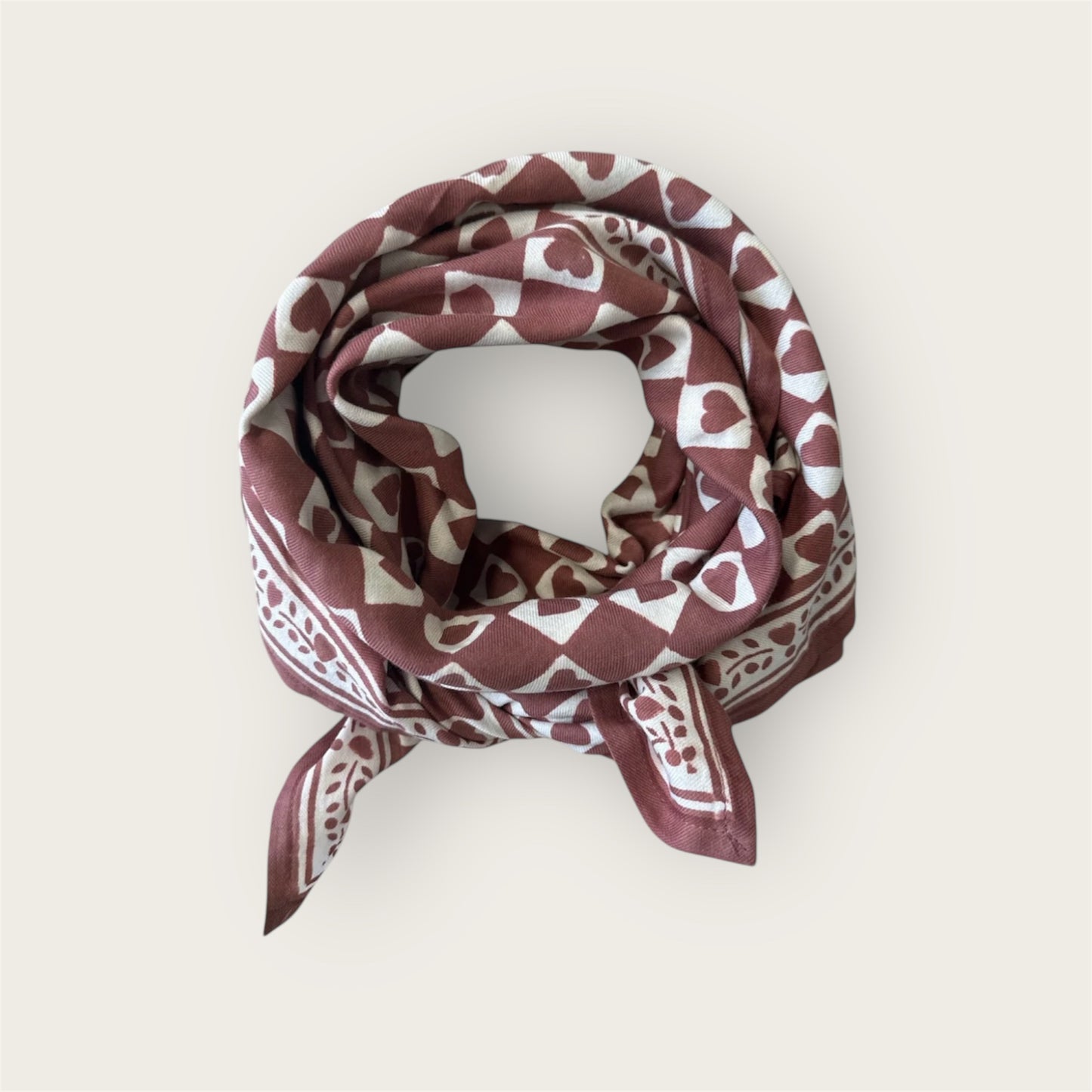 Mum Halstuch Herz Pflaume 100 cm