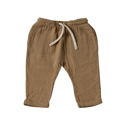 Mullhose - braun Bio Baumwolle