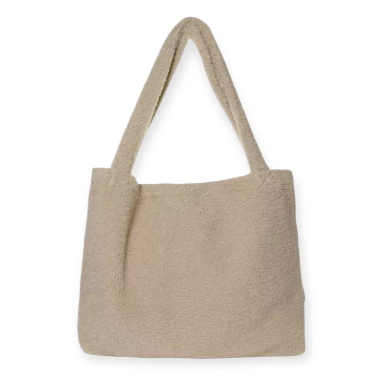 XL Teddy Mom Bag - Beige