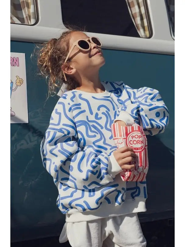 Kids Sweatshirt mit Cartoon-Motiv