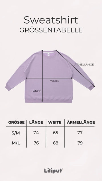 Mum Sweatshirt "Growing Side By Side" flieder