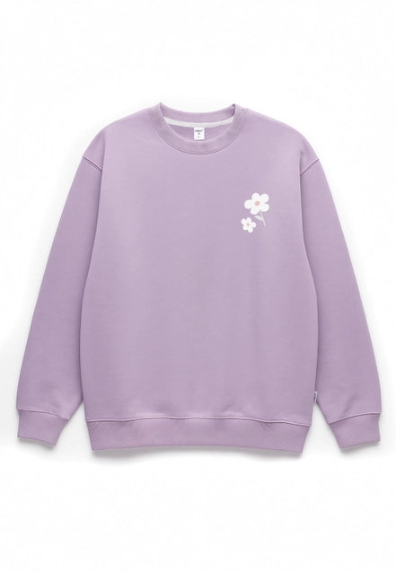 Mum Sweatshirt "Growing Side By Side" flieder