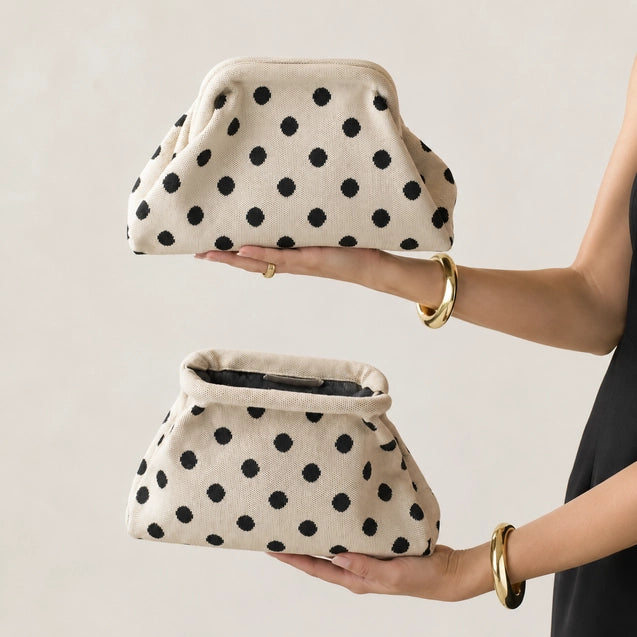 Damen Tasche/Kosmetiktasche Punkte