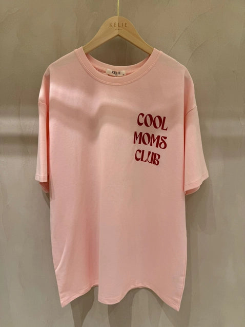 Oversize-T-Shirt „Cool Moms Club"