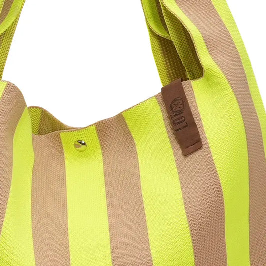 Stofftasche gelb/beige