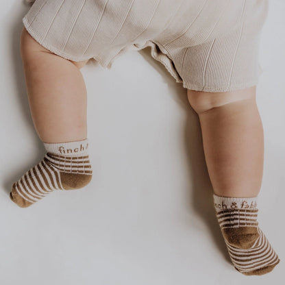 Socken - Bronzestreifen