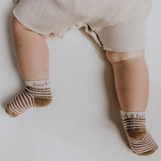 Socken - Bronzestreifen