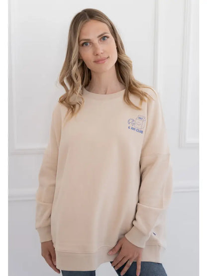 Mum Sweatshirt beige Coffee
