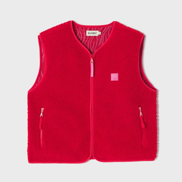 Damen Sherpa Weste rot