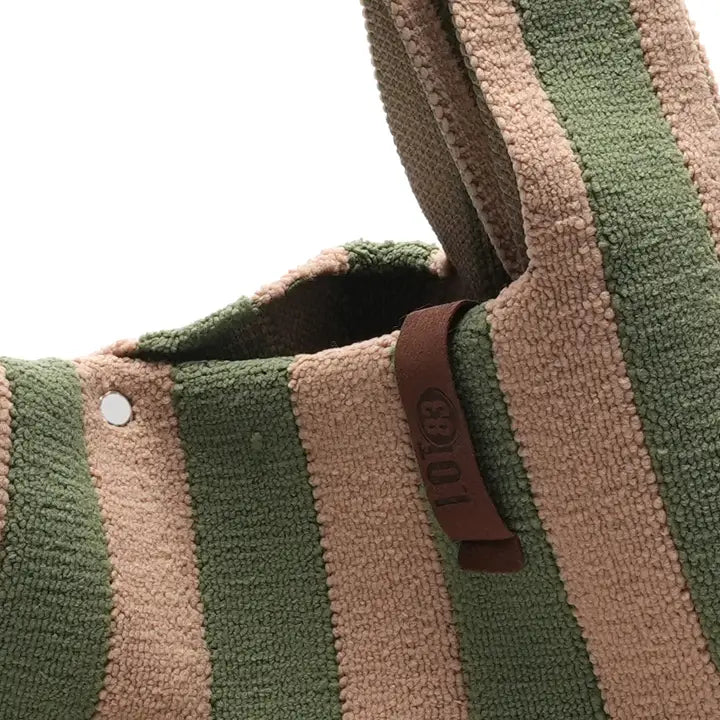 Stofftasche khaki/beige