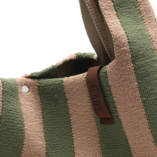 Stofftasche khaki/beige