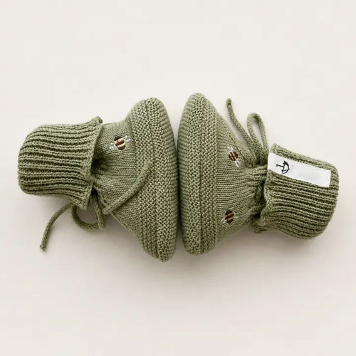 Baby-Booties - khaki