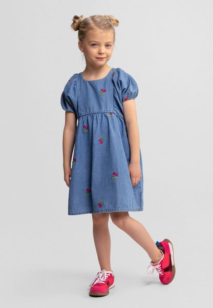 Mädchen Denim Kleid