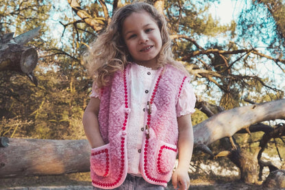 Wollweste Pink Kids