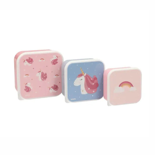 3 magische Einhorn-Brotdosen