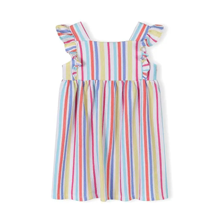 Mädchen Ärmelloses Kleid - gestreift