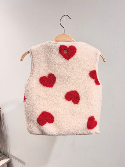 Kinder Weste Herz