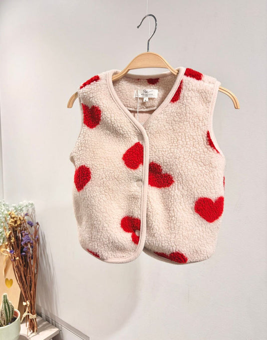 Kinder Weste Herz